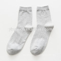 2019 Hot Sale Wholesale custom 100% cotton plain blank sport socks large size men crew socks